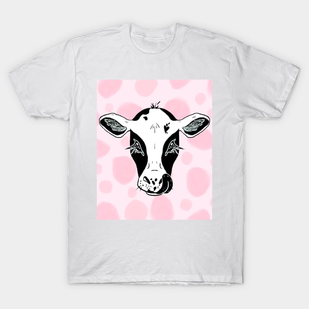 Strawberry Cow T-Shirt by Astroparticule